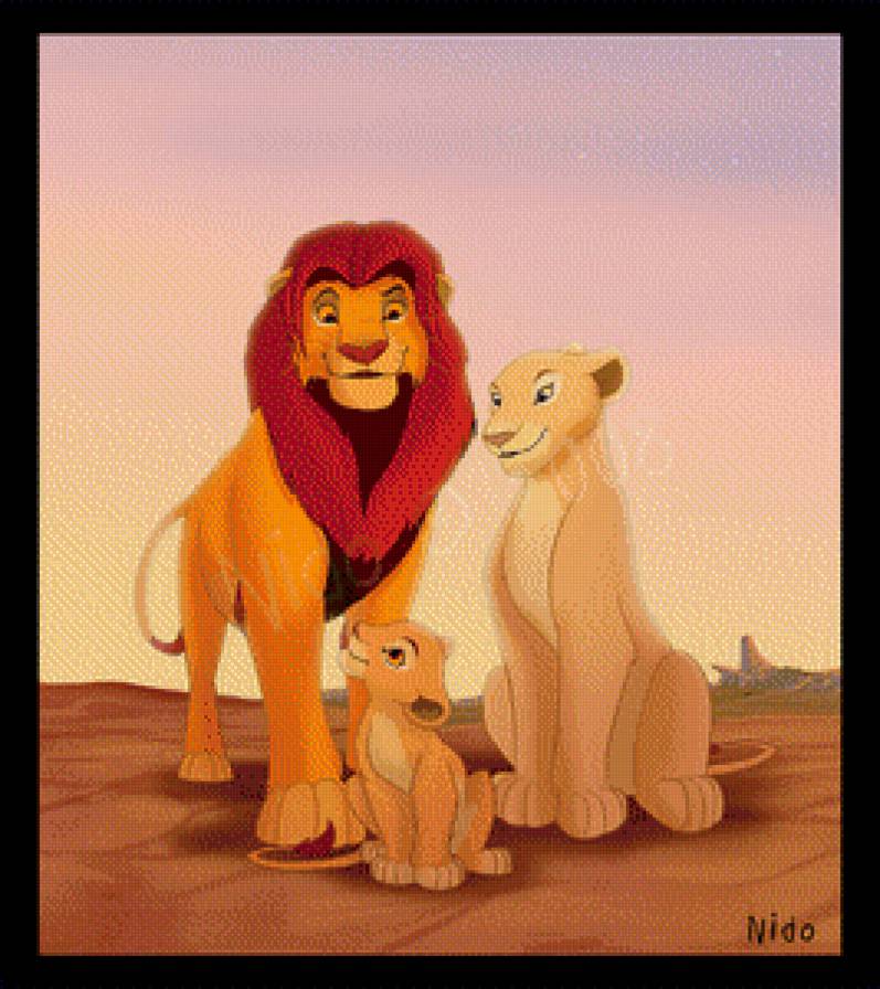 Отец лев дочь лев. Король Лев семья. Король Лев Симба. Симба семья.