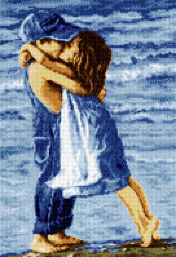 Дети - море, мальчик, девочка - предпросмотр