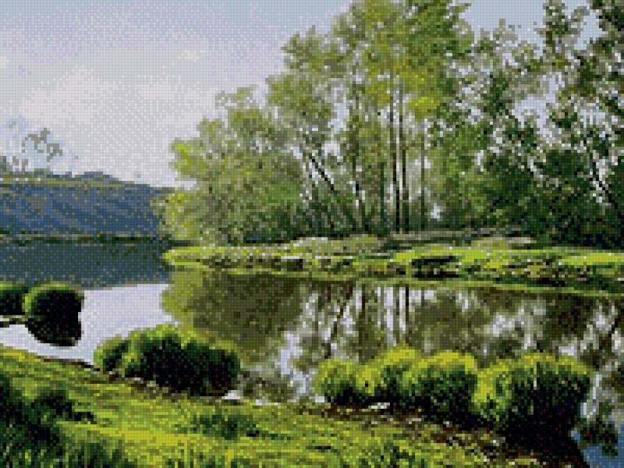 У ОЗЕРА - вода, лето, пейзаж, озеро - предпросмотр