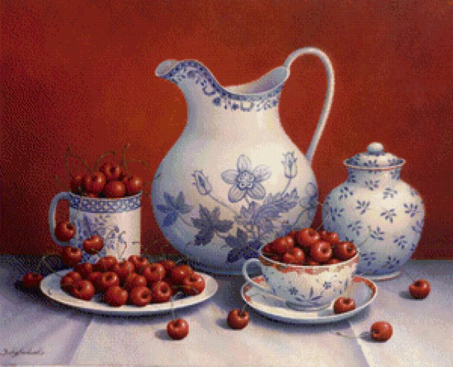 Натюрморт - натюрморт, фрукты, ягоды - предпросмотр