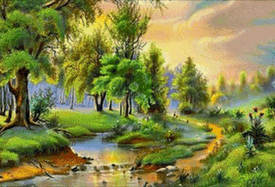 Живописный уголок - предпросмотр