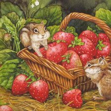 Схема вышивки «обед»