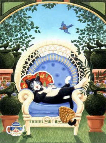 отдых - котики - оригинал