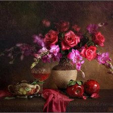 Схема вышивки «натюрморт»