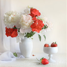 Схема вышивки «Червоний і білий»