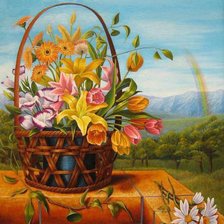 Схема вышивки «букет»