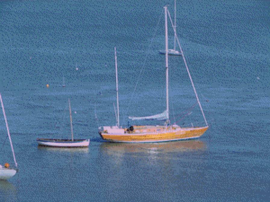 Яхта - море - предпросмотр