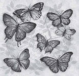 Оригинал схемы вышивки «бабочки» (№563144)