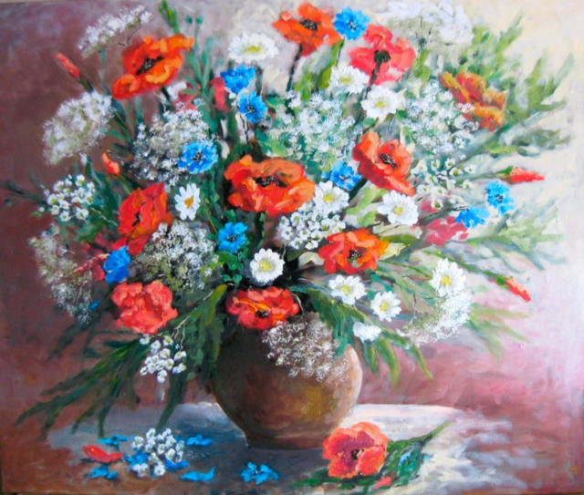 букет полевых цветов - букет - оригинал