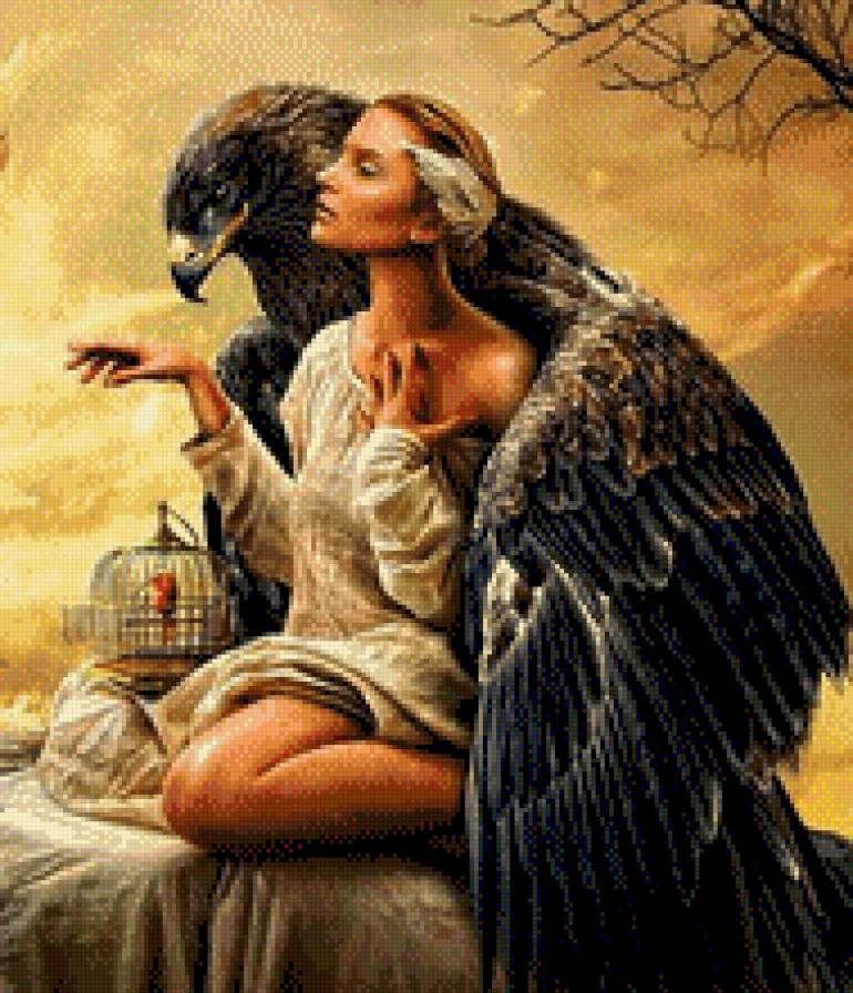 девушка орел - предпросмотр