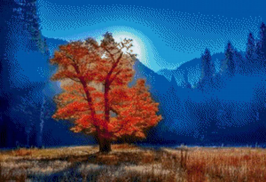 Одинокое дерево - предпросмотр