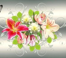 Оригинал схемы вышивки «Цветы» (№563731)