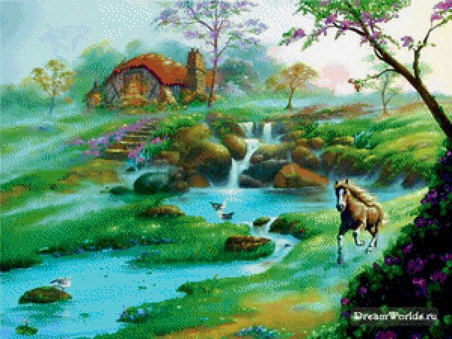 Красивый пейзаж - пейзаж, река, природа - предпросмотр