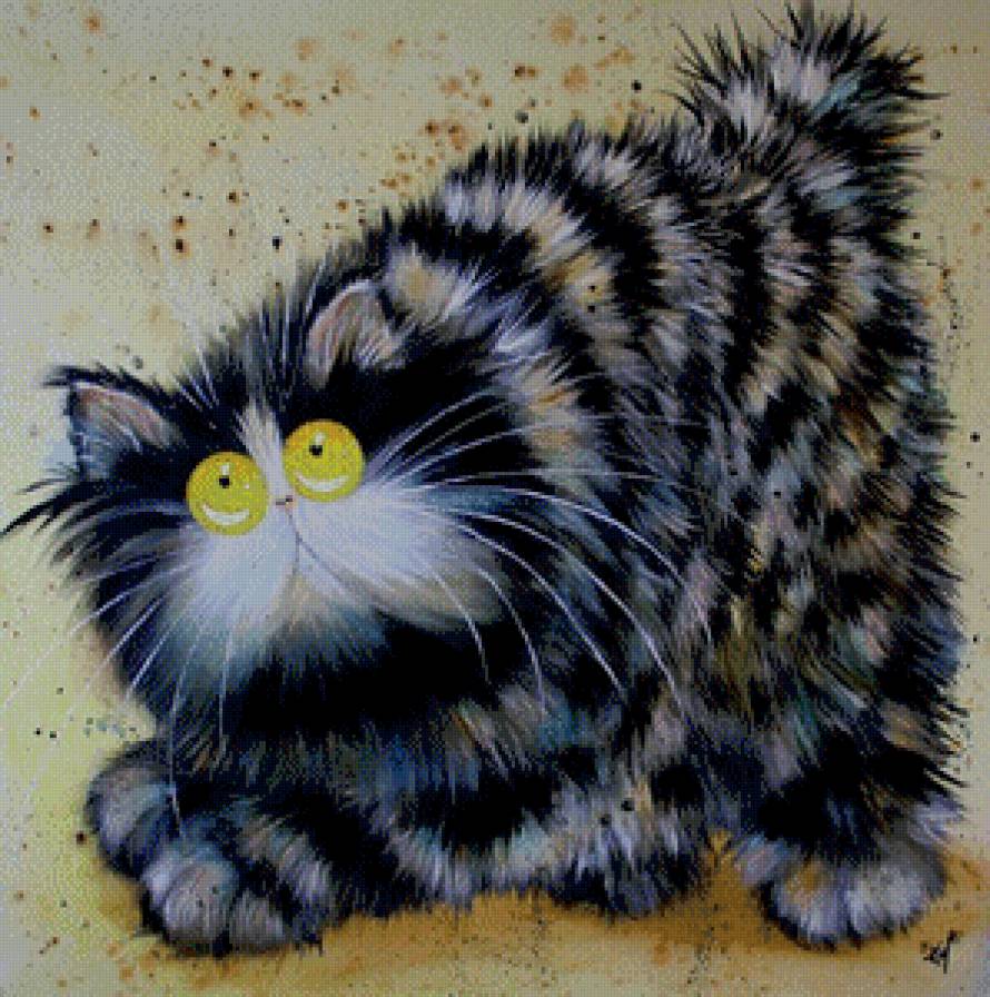 Серия "Забавные кошки" - животные, кошки - предпросмотр