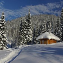 Схема вышивки «Izbuška»