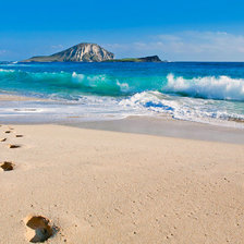 Схема вышивки «Море»