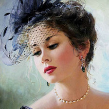 Схема вышивки «Красота женщины»