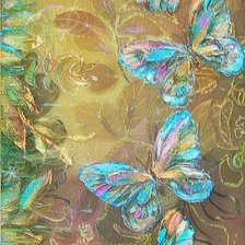 Схема вышивки «танец бабочек»