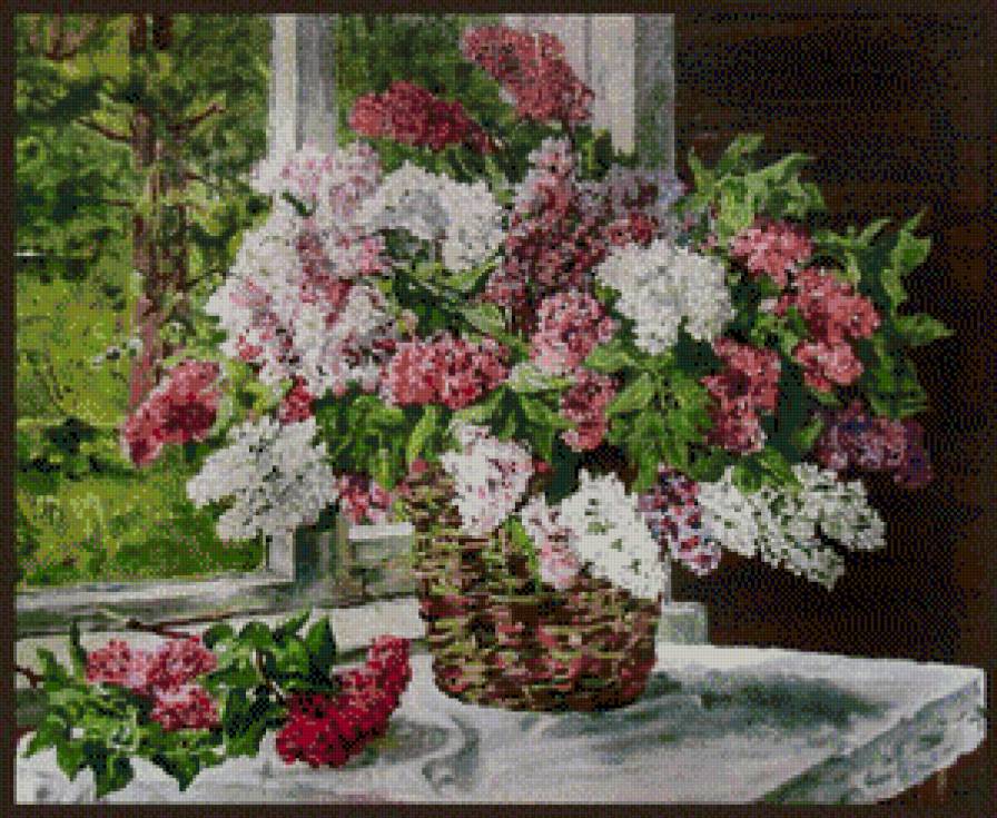 сирень - букет - предпросмотр