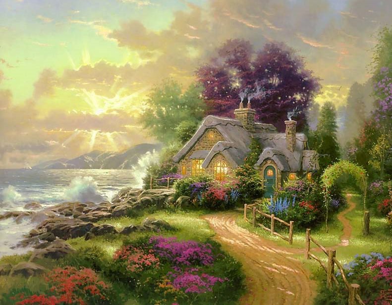 Домик у моря - дом - оригинал