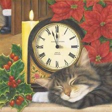 Схема вышивки «время спать»