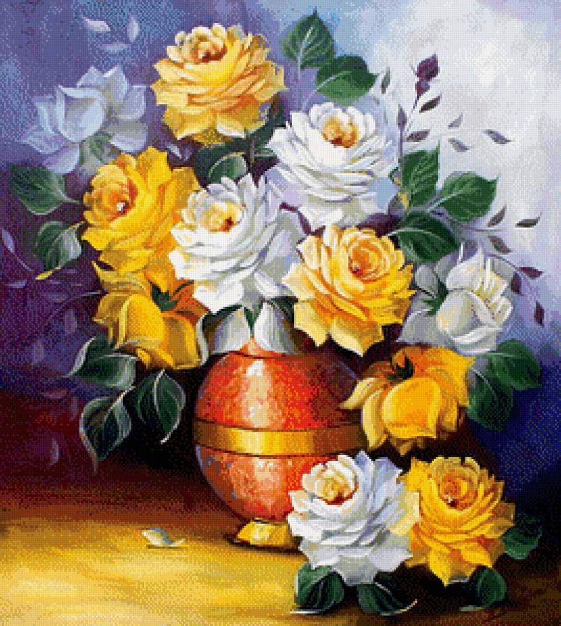 Букет роз - букет, цветы, розы - предпросмотр