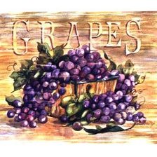 Схема вышивки «пано виноград»