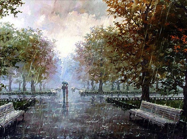 Серия "Под дождем" - оригинал