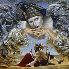 Схема вышивки «маска 2»