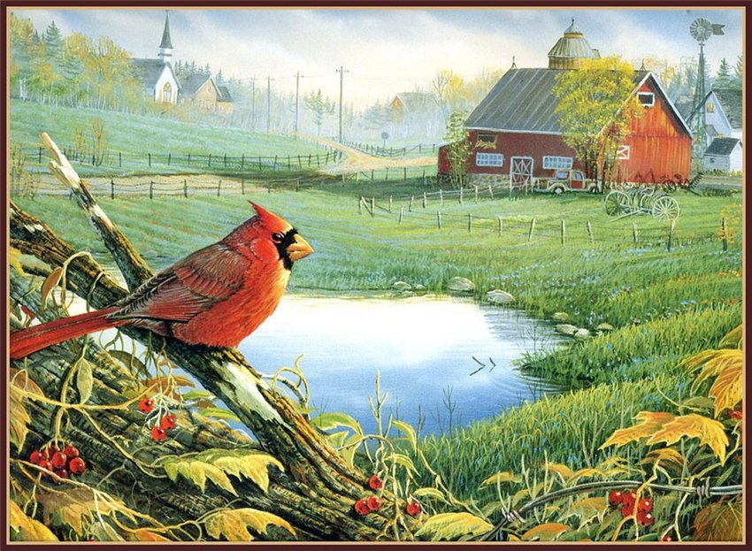 картина - картина птицы - оригинал