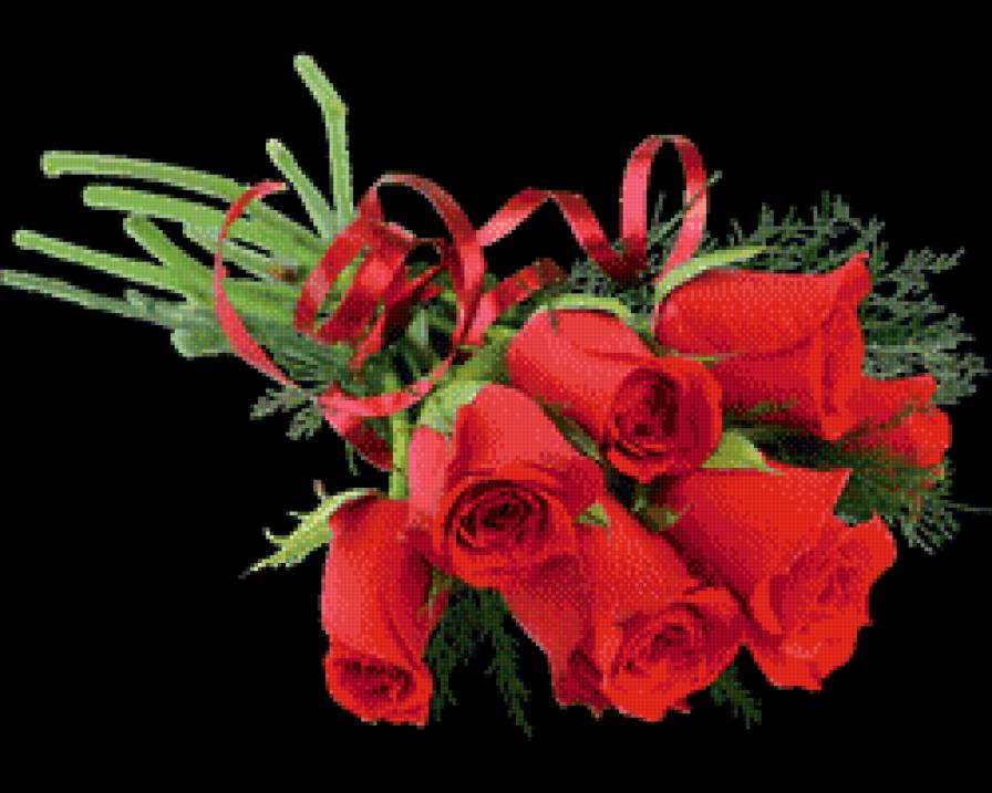 Букет роз - букет, натюрморт, цветы, розы - предпросмотр