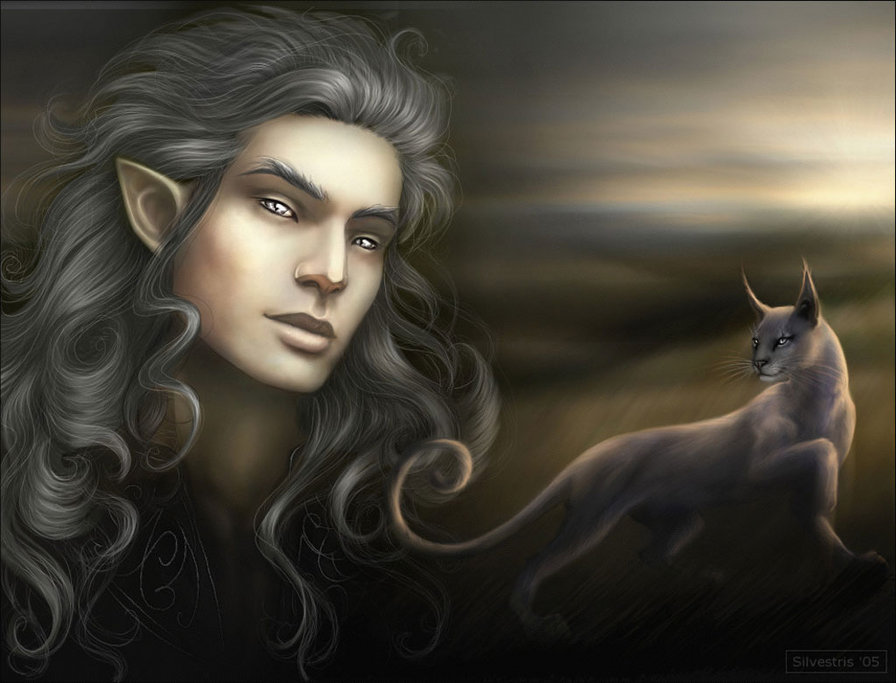 Эльф - фэнтези, парень - оригинал