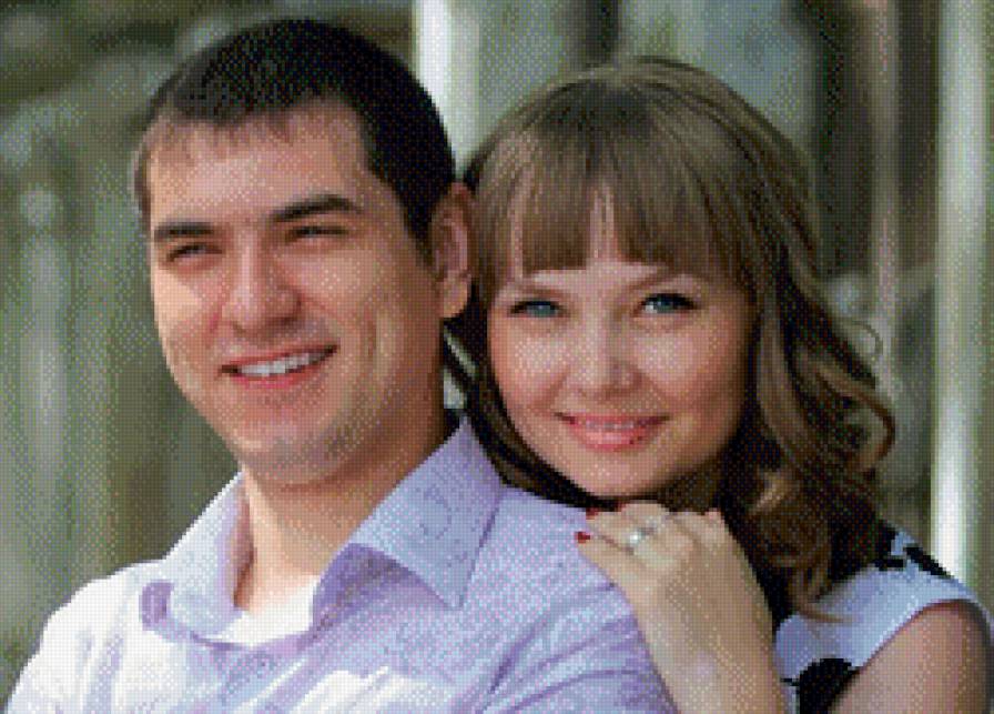 Хочу вышить наш портрет - предпросмотр