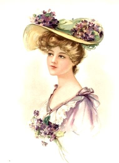 дама в шляпе - дама в шляпе - оригинал