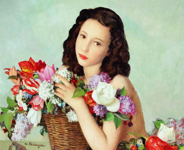 девушка в цветах - девушки - оригинал