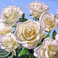 Схема вышивки «белое чудо»