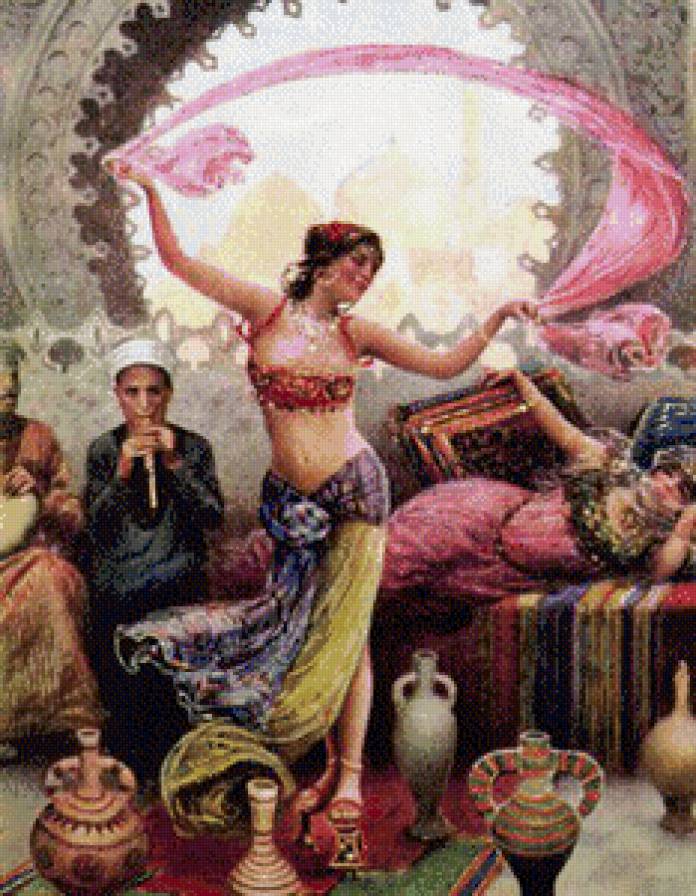 Танец - девушка, восток - предпросмотр