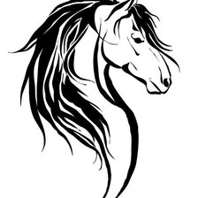 Схема вышивки «лошадь»