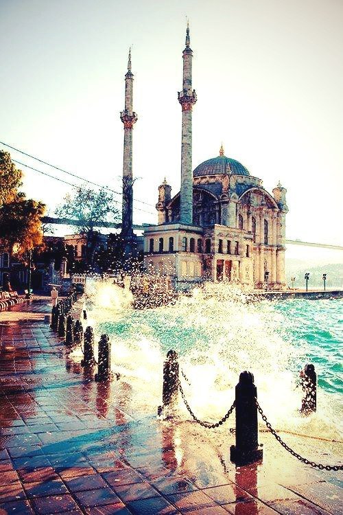 Мечеть Ортакёй - мечеть, турция, стамбул, ортакей - оригинал