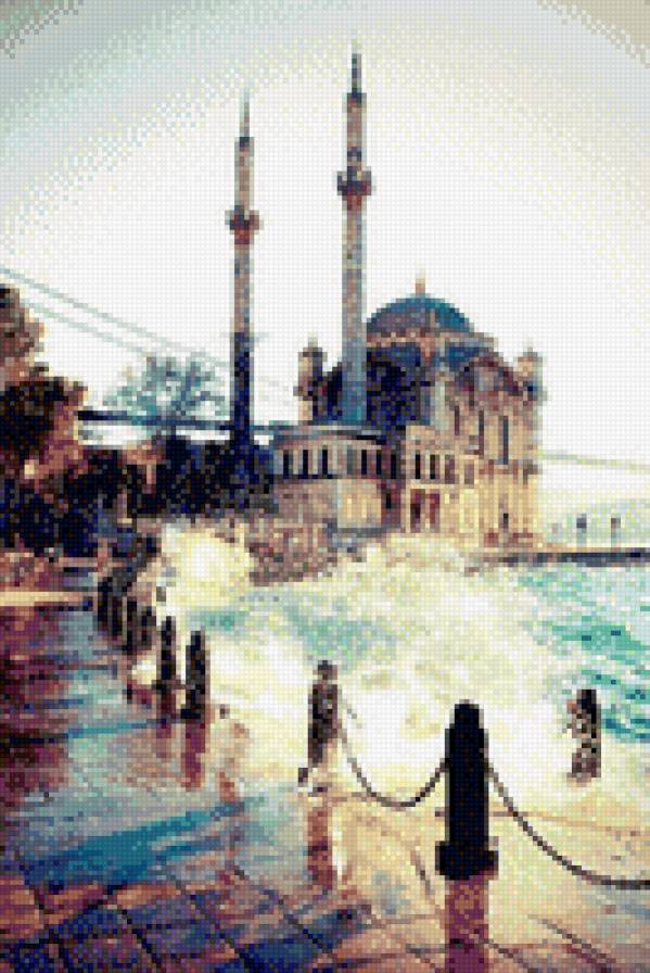 Мечеть Ортакёй - стамбул, ортакей, турция, мечеть - предпросмотр