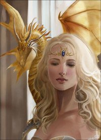 Девушка с драконом - девушка, дракон - оригинал