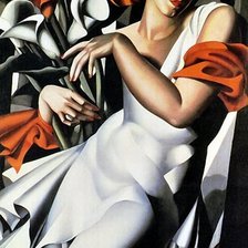 женский портрет Т. Де Лемпицка