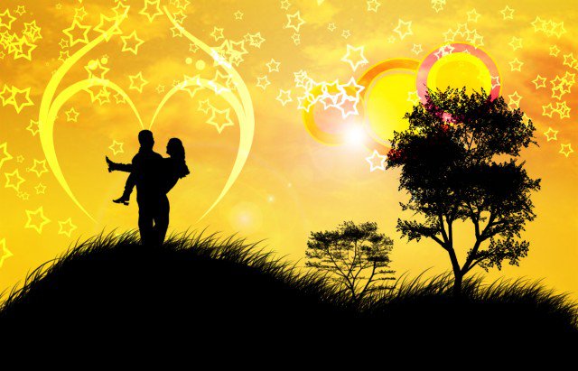 "Одиночество вдвоем" - пара, любовь, абстракция - оригинал