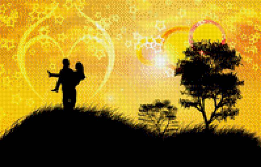 "Одиночество вдвоем" - любовь, абстракция, пара - предпросмотр