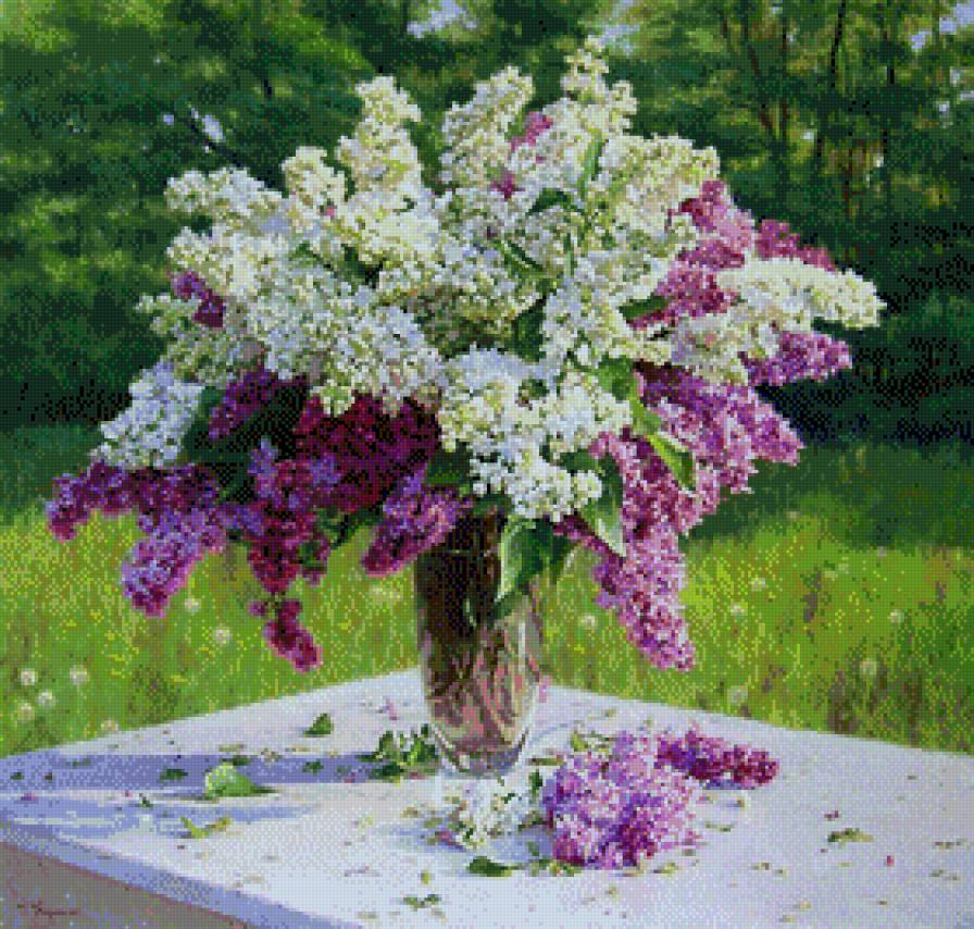 Gennadij Kiriczenko-Bzy - ziwopis, kwiaty, bzy - предпросмотр