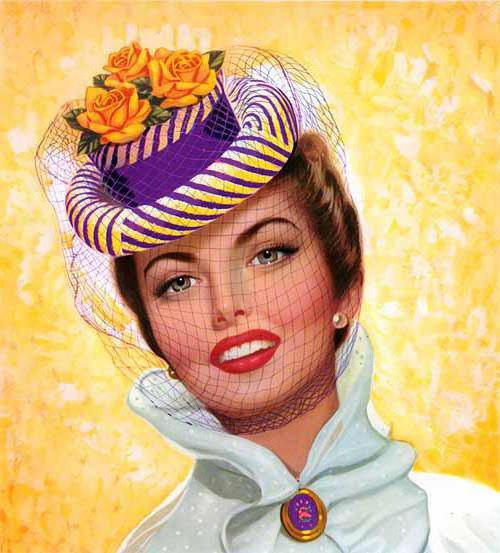 девушка ретро - девушки - оригинал