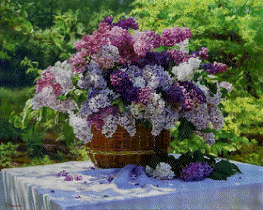 Gennadij Kiriczenko-Bzy - bzy, ziwopis, kwiaty - предпросмотр