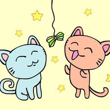 Схема вышивки «Котейки»