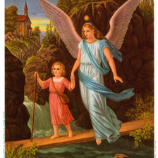 Оригинал схемы вышивки «Ангел» (№569033)