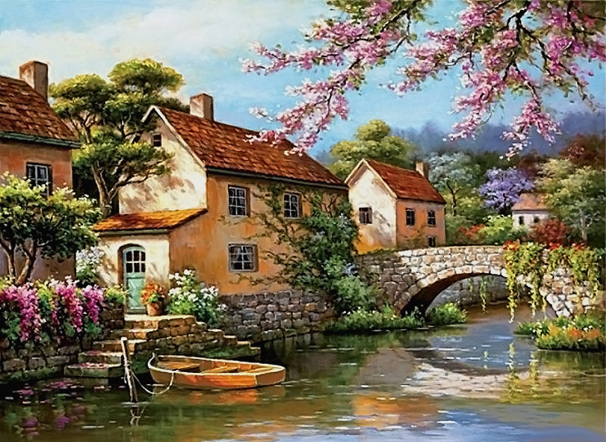 городской пейзаж - оригинал